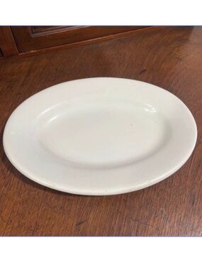 Antique Vintage Alfred Meakin Royal Ironstone China Small Oval Plate